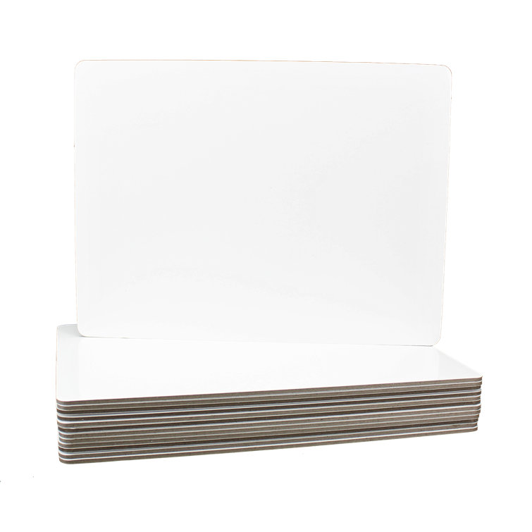 Flipside Products Reversible Lap Board Whiteboard, 9" x 12